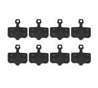 Vasiumic 4 Pairs Full Metal Disc Brake Pads for MT2 MT4 For MT6 MT8 For MTS Calipers, Brake Pads for Mountain For Bike Cycling, Gold Color 35g/set(4PACK METAL)