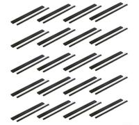 Vasiumic 40pcs 2.54mm Breakaway Board Header Male Female Connector Pins for Circuit Board Assembly DIY for arduino for raspberry Pi Black