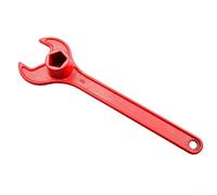 Vasiumic 55mm Fire Hydrant Spanner Cast Steel Open End Tool Outdoor Valve Opening and Closing Switch Red Heavy Duty Hand Tool 345mm(345mm)