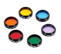 Vasiumic 6pcs 1.25" Telescope Nebula Filters with Aluminum Storage Box for Astronomical Observation, Multi-Coated to Improve Image Sharpness