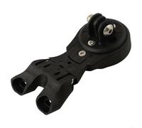 Vasiumic Adjustable Carbon Fiber Bike Stem Computer Mount with GPS Bracket for Garmin/Giant, Fits Most Bicycle Handlebars, Secure Double-Bolted Design