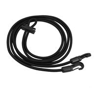 Vasiumic Adjustable Horse Rein Rope with Elastic Neck Stretcher for Equine Training, 9.84ft () Nylon and Latex Reins for Horses, Black