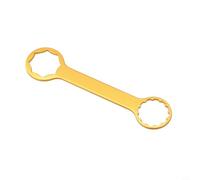 Vasiumic Aluminum Alloy For Bike Fork Cap Wrench Tool for XCR XCT XCM RST Front Suspension Forks, 153x38x3mm Gold