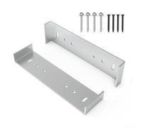 Vasiumic Aluminum Mailbox Mounting Bracket for 8-Inch Wide Floor Mailboxes, Rust-Resistant Heavy Duty Metal Bracket with Mounting Screws