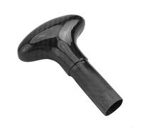 Vasiumic Carbon Fiber Paddle Handle 2.5cm Diameter for Surf Board Paddle, 3K Weave Lightweight Replacement Part Compatible with Canoe Rafting Paddles