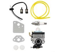 Vasiumic Carburetor Kit Compatible with 4 Cycle S430, Fuel Line Gaskets Filter Bulb Replacement Parts Lawn Mower Engine Repair