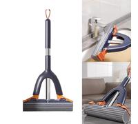 Vasiumic Compact Foldable Mop, Glass Mop with Steel Handle,