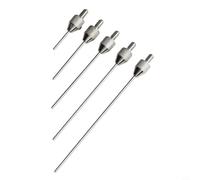 Vasiumic Dial Digital Test Indicator Point Rod Depth Gauge Set, M2.5 Thread Probes, High Speed Steel Machinist Measuring Tools for Depth Measurement(P1P2P3P4P5)