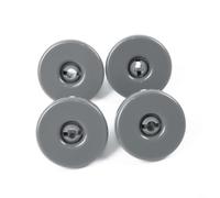 Vasiumic Dishwasher Lower Basket Wheels, 4pcs Dishwasher Roller Replacements Compatible with for zanussi for electrolux Progress for favorit 40x40x8mm Lower Rack Wheel Parts