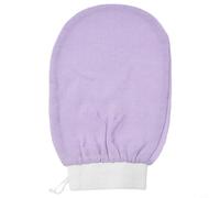 Vasiumic Exfoliating Glove Body, Moroccan Hammam Bath Scrub Mitt to Remove Dead Skin Cells and Unclog Pores, Rayon Shower Gloves Skin Types, 1 Pack(1pcs Light purple)