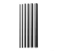 Vasiumic Fishing Repair Kit Carbon Fiber Rods 1mm-10mm Broken Pole Fix, 10cm Replacement Sections Set with Multiple Diameters Quick DIY Mending(1.0-3.5MM)