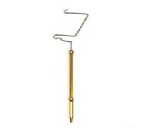 Vasiumic Fly Tying Whip Finisher Tool with Rotating Head for Fly Bait Hook Binding, Brass and Stainless Steel Fishing Knotter for Smooth Thread Rel(A)