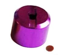 Vasiumic Half Moon Pin Nut for and For DAIWA Series Drum Reels - Metal Replacement Part Compatible with Fishing Reel Components(PURPLE)