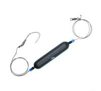 Vasiumic Hook Rig Fishing Tackle with 4#6#8# Hooks and 30g 40g Weights for Line Swivel For Ring, Compatible with Bass Carp Fishing(4#)