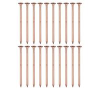 Vasiumic Large Copper Nails for Killing Tree Stump Roots, 65mm/75mm Hardware Spikes, 20-50 Pcs for Garden, Yard or Outdoor Landscaping(C)