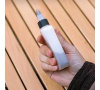 Vasiumic Leak-Proof 120ml Seasoning Bottle for Outdoor Camping Cooking, Portable Oil Container with Adjustable Flow Spout, Food-Grade Squeeze Bottle for O