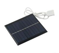 Vasiumic Lights 3. Silicon Having Models Garden Usb 95x95mm | Usb Camping Toys 7v-5v 5w Black Panels Panel Polycrystalline Output Diy