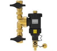 Vasiumic Magnetic Boiler Filter, Sludge Separator with Stainless Steel Mesh, Brass and Engineering Plastic, DN20-DN32 Threaded, for Central Heating Systems(DN32/1-1/4 male)