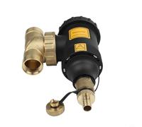 Vasiumic Magnetic Boiler Filter, Sludge Separator with Stainless Steel Mesh, Brass and Engineering Plastic, DN20-DN32 Threaded, for Central Heating Systems(DN25/1 inch female)