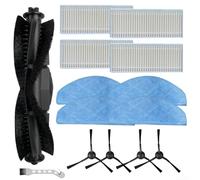 Vasiumic Main Side Brushes, HEPA Filters And Mop Cloths Kit For Mars01 Robot Vacuum Cleaner With Mop(A)
