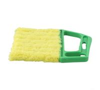 Vasiumic Microfibre Venetian Blind Brush Cleaner for Horizontal & Vertical Blinds, Air Conditioner Duster with 85mm Cotton Roller, Reusable & Washable Clea(GREEN)