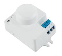 Vasiumic Microwave Motion Sensor 360 Degree Detector Adjustable 1-8m Range 2 Lux Twilight Ip20 Indoor Switch Led Incandescent Lamps 220-240v Ac