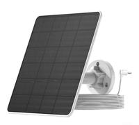 Vasiumic Monocrystalline 5W Solar Panel Charger for Ring Camera, IP65 Waterproof with Voltage Regulator, 360° Adjustable Mount, 9.8ft Cable, Efficient Photovoltaic Power(A)