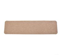 Vasiumic Non-Slip Solid Wood Stair Treads Carpet Rectangular Washable Floor Protectors with Anti-Skid Silicone Backing for Safe Quiet Step(Light brown)