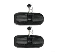 Vasiumic Oar Holder for and Inflatable Boat - Paddle Lock with 360° Rotation, For Easy Installation No Drilling Required, Engineering Plastic Mount for C(GREY)