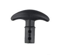 Vasiumic Paddle T Handle Grip, Lightweight PVC Replacement for Paddle Board, Surfboard, Canoe and Raft Oars, Ergonomic Non-Slip Design, 11.5 x(黑色)