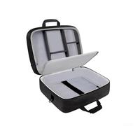 Vasiumic Portable Audio Mixer Case For RODECaster Pro 2 GOXLR Mixers With Polyester Material Foam Padding And External Accessory Pocket For Phones Pads