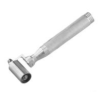 Vasiumic Pressure Roller Tool Stainless Steel Flat Seaming Roller with Bearing for Wallpaper Vinyl Fabric Applications 24mm Diameter Craft Laminating Roller(40mm)