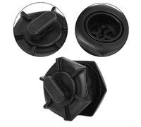 Vasiumic PVC Drain Valve for and Inflatable Boats, Black Hex Replacement Valve for Fishing Boat, Rubber Dinghy, 7 x 6 x 5 cm (2.8 x 2.4 x 2 in)