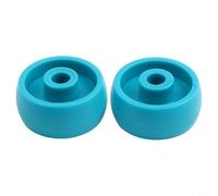 Vasiumic Replacement Rowing Machine Seat Wheel Roller 8x41x18mm for Fitness Equipment, Blue Plastic Moving Wheels for Exercise Bikes, 2-Pack