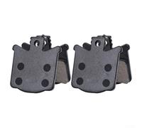 Vasiumic Resin Disc Brake Pads for MT For A2, Metal Wear Resistant Friction Material with Steel Backing Plate, 34.4x28x4mm, 2 Pair Set