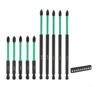 Vasiumic Screwdriver Bits Set with Holder High Metal Construction for Home Repairs Professional Projects Portable Bit Organizer Workshop Hand Tools(B)