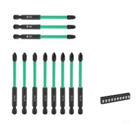 Vasiumic Screwdriver Bits Set with Holder High Metal Construction for Home Repairs Professional Projects Portable Bit Organizer Workshop Hand Tools(A)