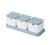 Vasiumic Spice Jar Set With Flip Top Lids Managing Cooking Like Black Pepper Chili Flakes And Dill(3 squares)