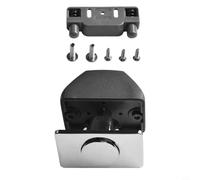 Vasiumic Square Push Button Catch Lock for Cupboards, Cabinets, Caravans, Campers, Boats & Yachts - Zinc Alloy, 30mm Cut-Out, Chrome/Nickel Finish(CHROME)
