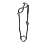 Vasiumic Stainless Steel Long Line Clips Snap Swivels 5 Pack - 1.8x60mm 2.0x80mm 2.6x100mm Tuna Fishing Connectors for Longline Branch Hangers, Crabb(1.8 * 60MM)