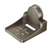 Vasiumic Suction Cup Bracket Indoor Wall, Punch- ABS Security Holder, Reusable Strong Load-Bearing Shelf Home, Grey(flatwise)