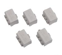Vasiumic T-shaped Splitter Quick Connector 80a 1000v Brass Abs Terminal Block Electrical Wire Cable Junction Grey 5 Pack(ZK-316)