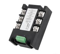 Vasiumic Three Phase AC Voltage Regulating Module 380V Thyristor Regulator 40A-150A 12VDC Input Control Machinery Black(100A)