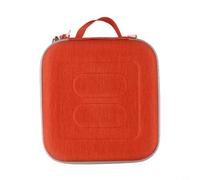 Vasiumic Travel Case for Yoto Mini 2024 Edition, EVA Protective Storage Bag with Adjustable Shoulder Strap, Portable Holder Fits Audio Player, Cards, Accessories(Orange)