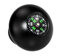 Vasiumic Trekking Pole Head Cap with For Compass - Walking & Hiking Pole Handle Grip, 3/8-16 Thread Interface for Trekking Poles and Camera Tripods, Black