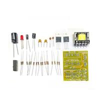Vasiumic Welding Inverter Set Transformer 12v to Ac 220v Converter 18khz High Dc 60w Diy Compact 53x49mm Fr-4 Board Electronics Projects