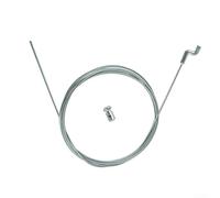 Vasiumic Z-Hook Lawn Mower Throttle Cable Repair Kit 200cm-Steel Wire Engine Brake Drive Cable with Screw Nipple forGarden Machines Lawnmower Brake Cable(1pcs)