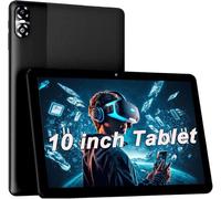 VASOUN 10 inch Tablet, Android 15 Tablet PC with 64GB Storage, 1TB Expand, Tablets with 5Ghz WiFi, Octa-Core, WiFi 6, 6000 Mah, Long-Battery Life, Dual Camera, Black