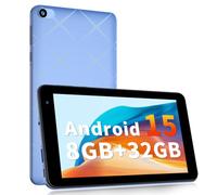VASOUN 7-inch Android 15 Tablet,8GB(3+5GB Expand) RAM,32GB Storage,Expand to 1TB,5GHZ WIFI,Five Core, IPS Screen,Dual Camera, Bluetooth, Lightweight Tablets PC,Type-C,Blue