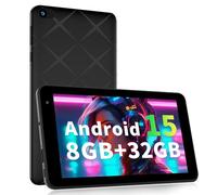 VASOUN 7-inch Android 15 Tablet,8GB(3+5GB Expand) RAM,32GB Storage,Expand to 1TB,5GHZ WIFI,Five Core, IPS Screen,Dual Camera, Bluetooth, Lightweight Tablets PC,Type-C,Black